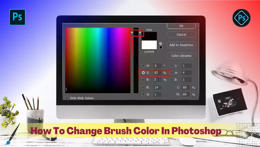 photoshop brush color tutorial, How to change Brush Color In Photoshop