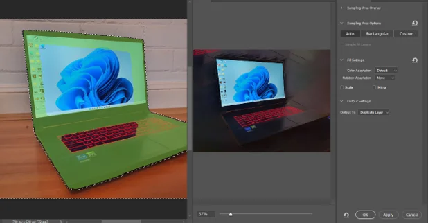 Adjust Setting and Preview