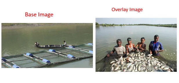Base image vs. Overlay image