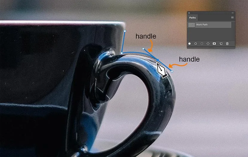 Create a curve with the standard Pen Tool