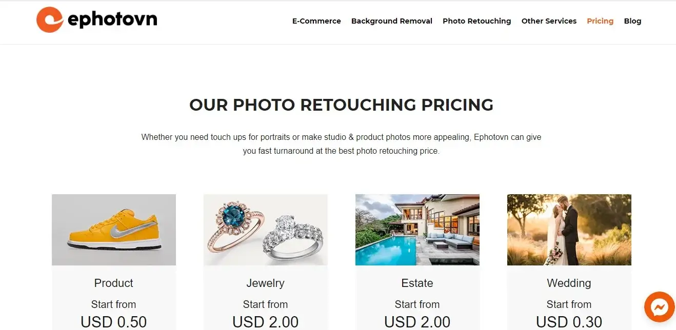 Ephotovn, Photo Retouching Services