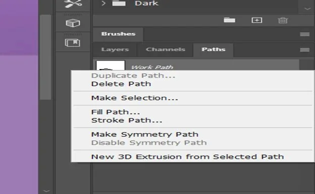 Paths Panel, Photoshop Edits