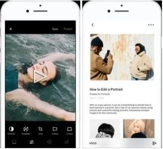 VSCO Photo Editing App, iOS Photo Editing App