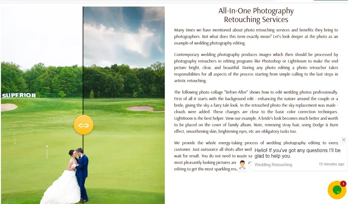 Wedding Retouching