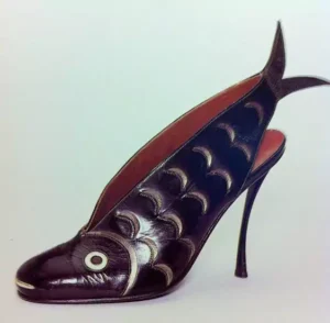 andre perugia fish shaped shoe