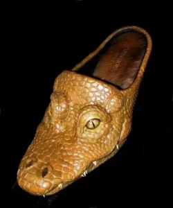 lustige schuhe crocodile eye ugly shoe