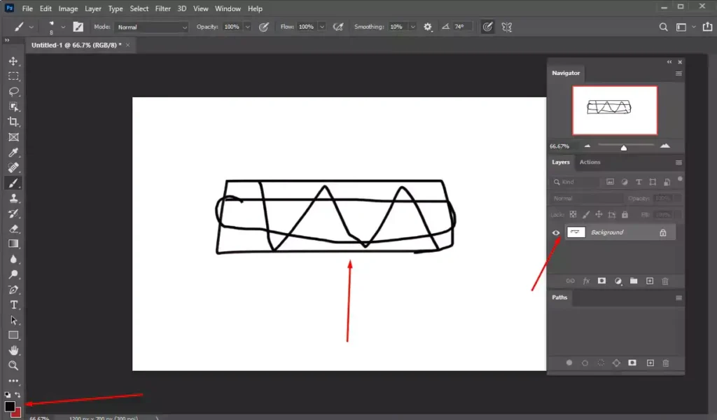 brush color problem
