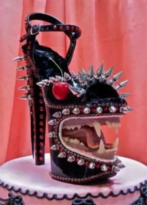 cakehead evil scary shoe design