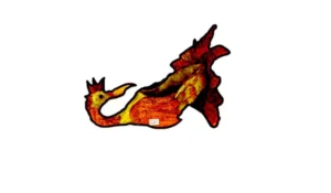 chicken shaped funny ugly heel shoe