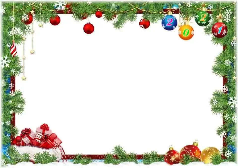 Christmas frame