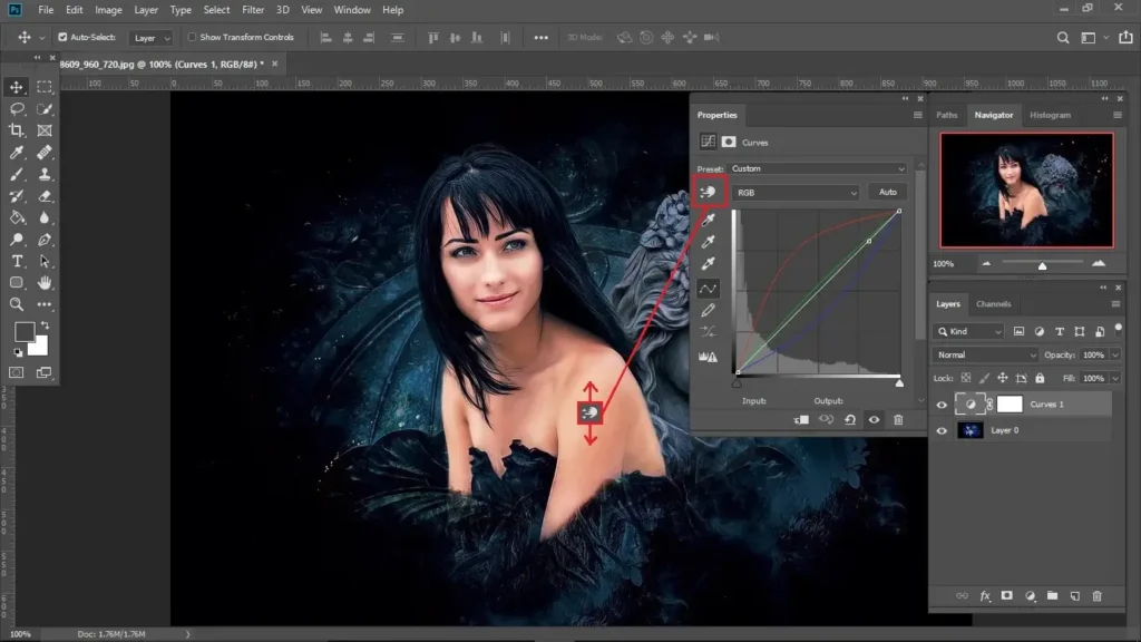 Photoshop Curves Settings