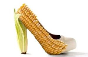 corn cob food inspired shoe design