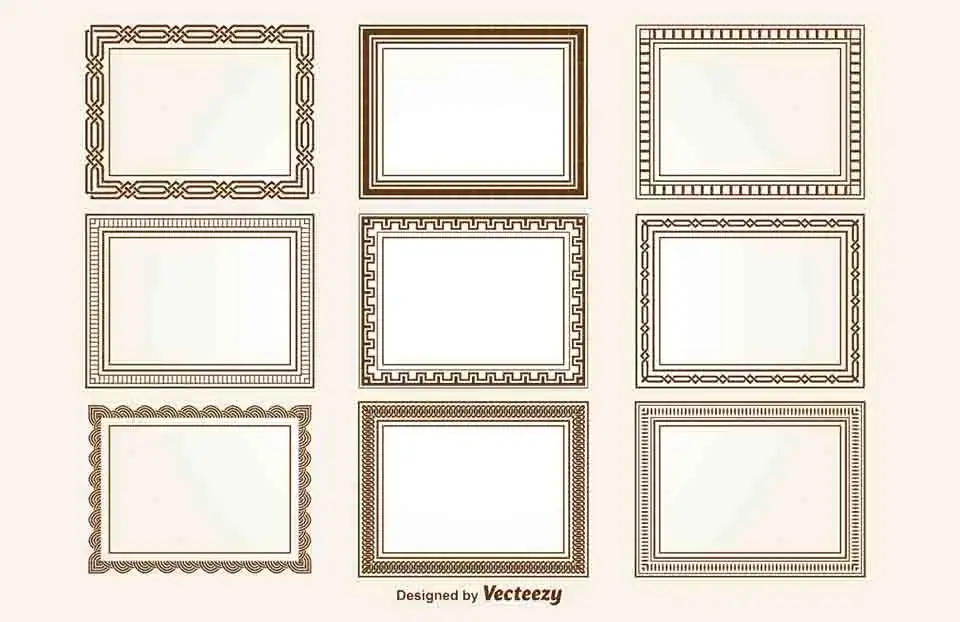decorative square frame