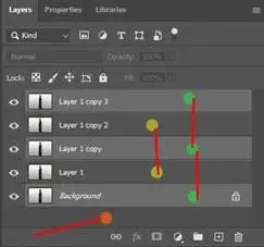 deselecting a layer