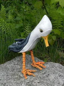 duck shaped funny ugly shoe design