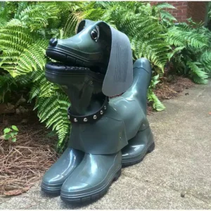 rubber boot dog novelty shoe