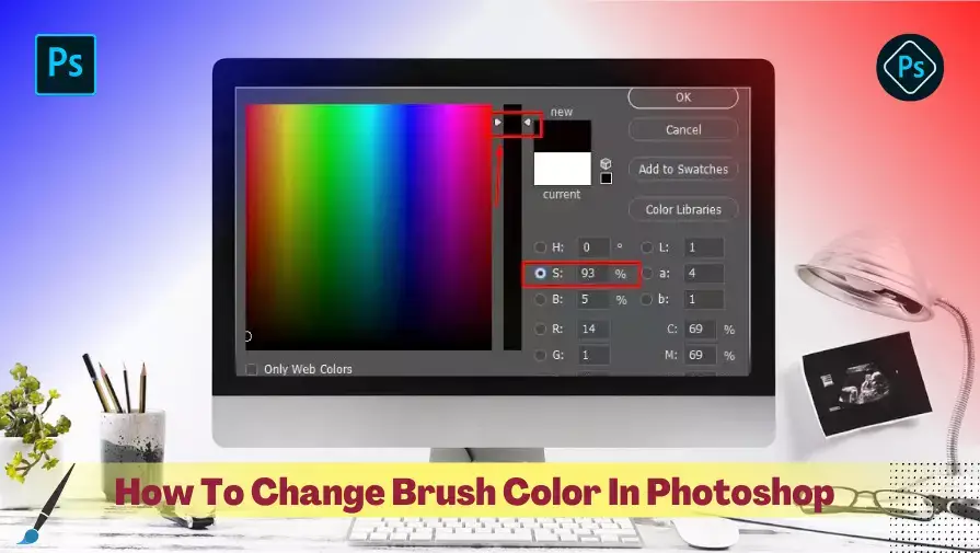 how to change brush color in photoshop