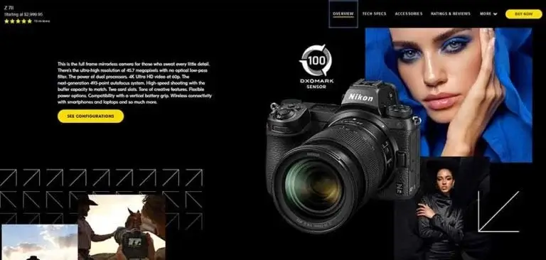 Nikon Z7 II, Mirrorless Camera