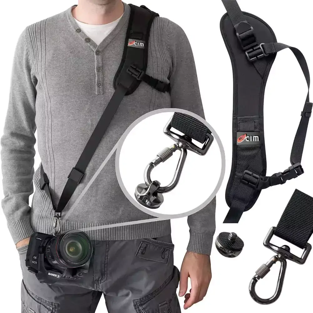 ocim camera strap camera sling starp with safety tether