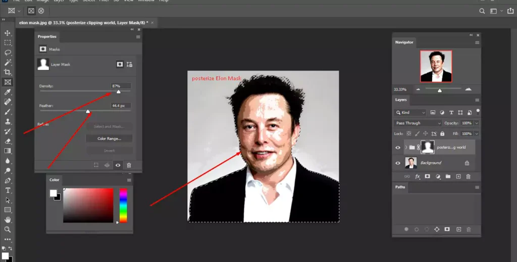 Posterize Elon Musk