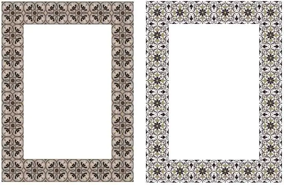 square elegant frame