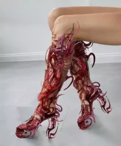 attitude heel bold fashion shoe