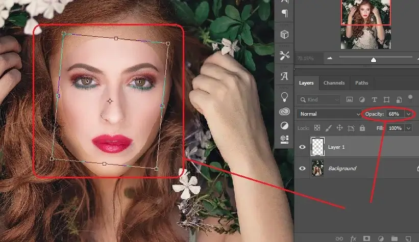Copy the Face to Another One That Needs to Replace