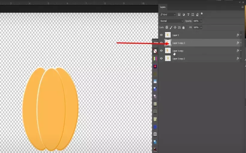 duplicate the layer again