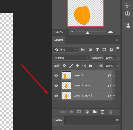 duplicate the layer one more time