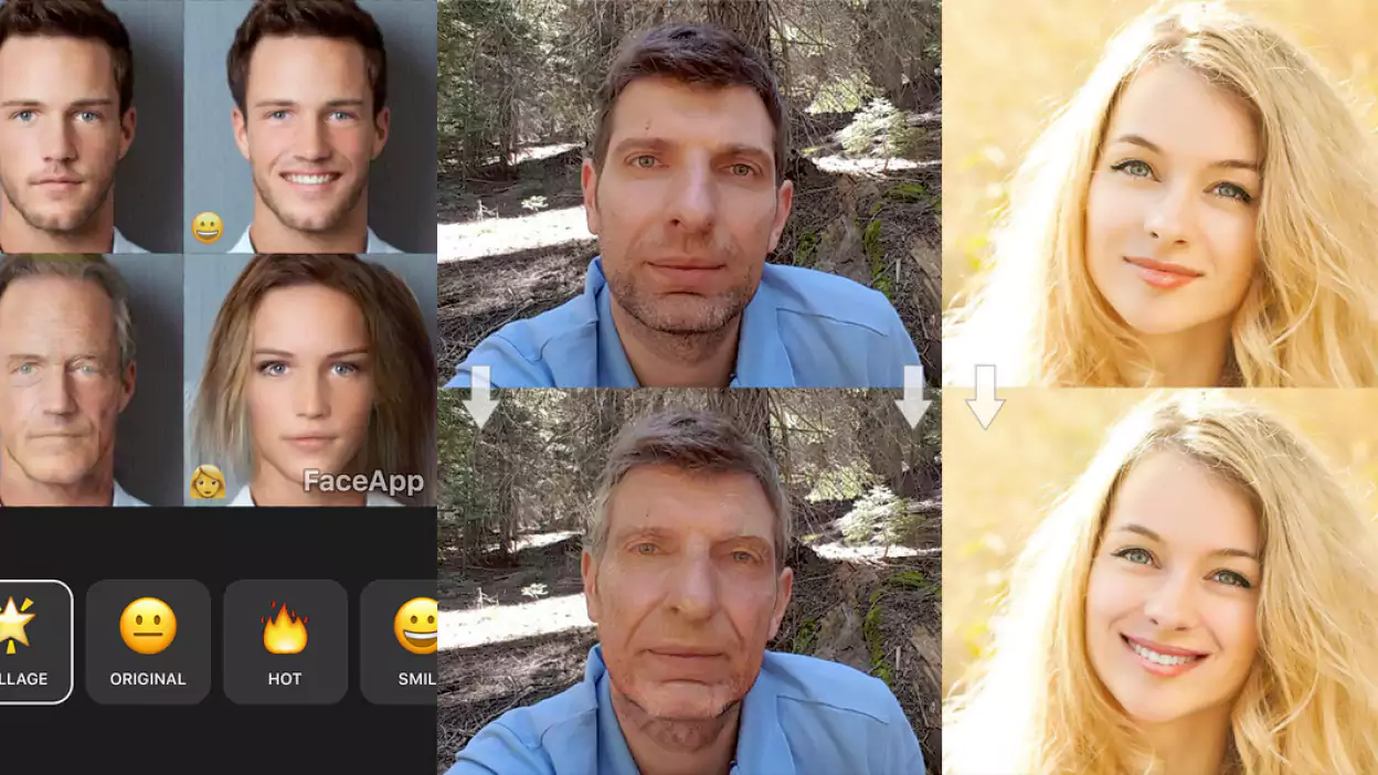 faceapp collage