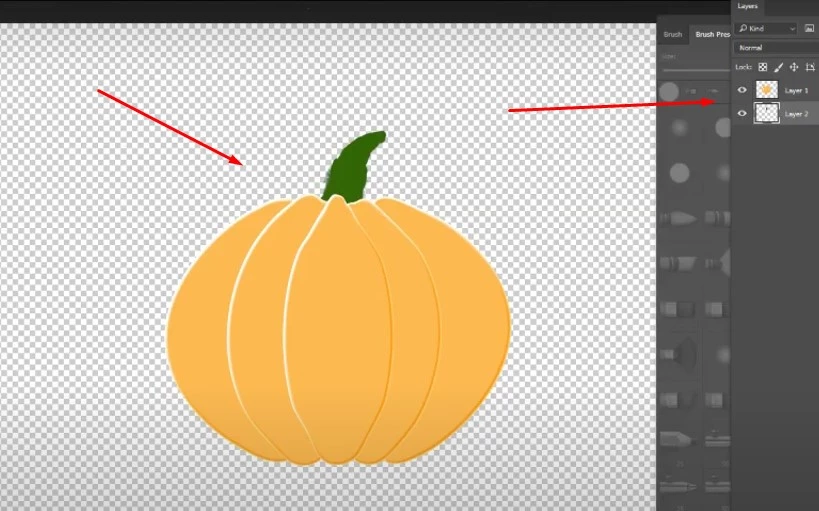 make a perfect pumpkin drawing shape
