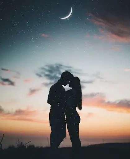 romantic shadow photography, couple romantic photoshoot