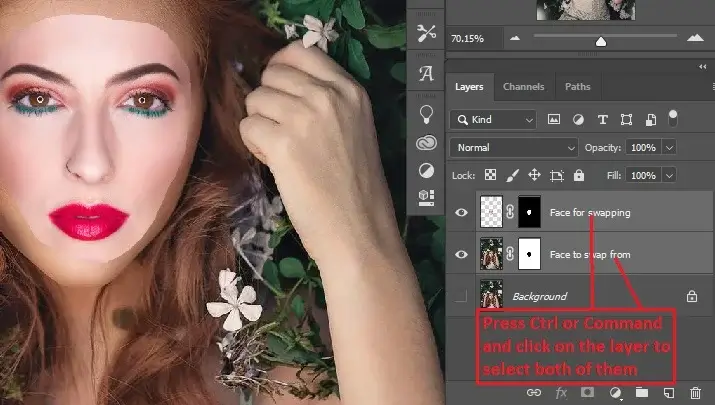 Face Swap in Photoshop