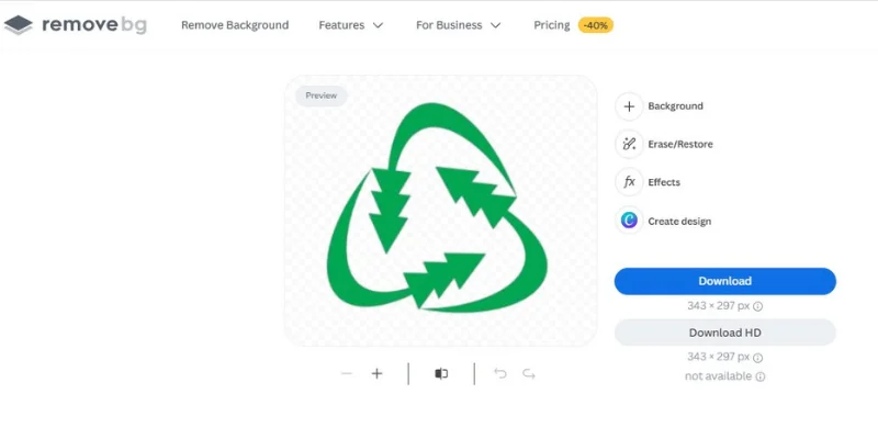 remove background from logo