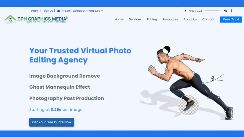clipping path house
