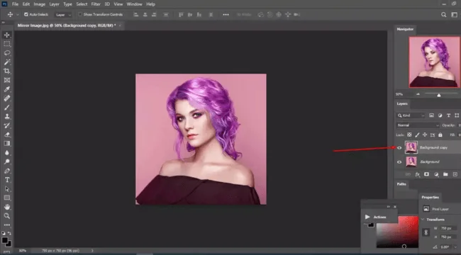 copy the background layers