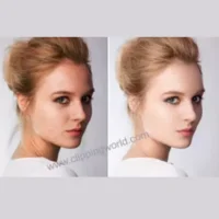retouching service example