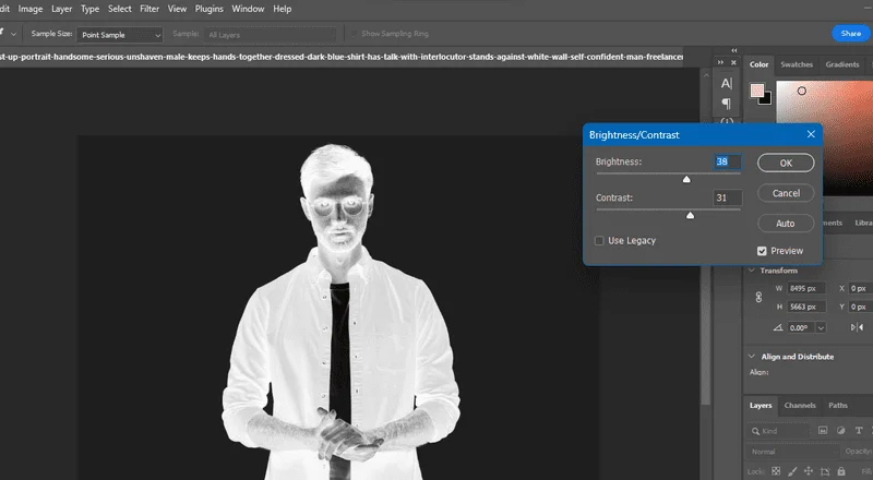 Adjusting Brightness and Contrast