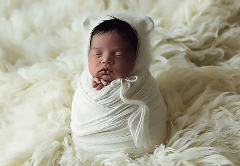 newborn baby in blanket