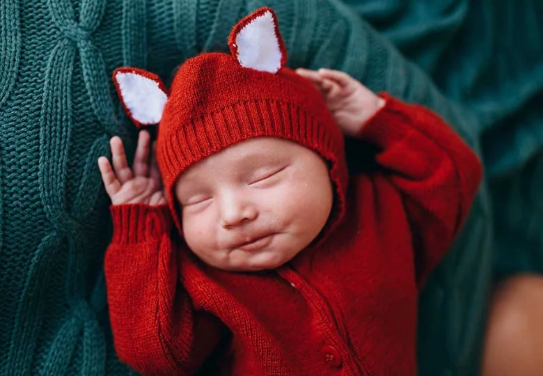 newborn baby in nap