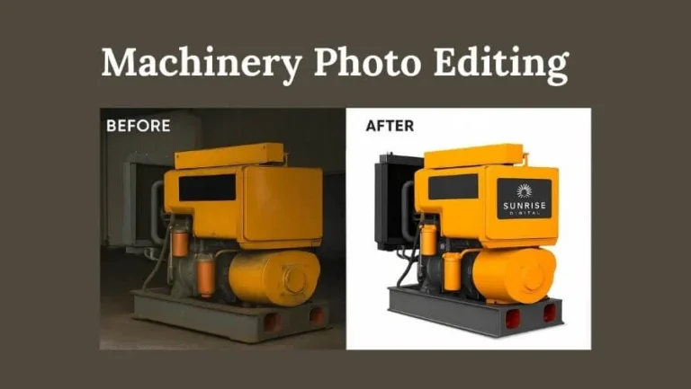 machinery photo editing