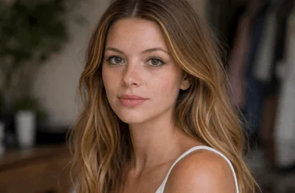 unedited portrait image showing raw skin, lighting, and natural imperfections