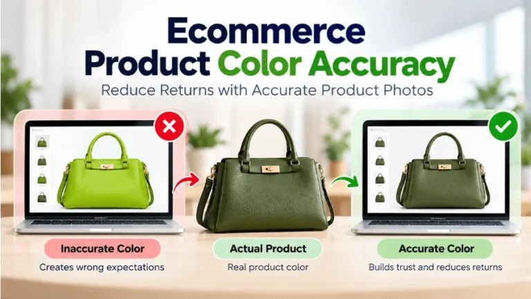Ecommerce product color accuracy for accurate product photos