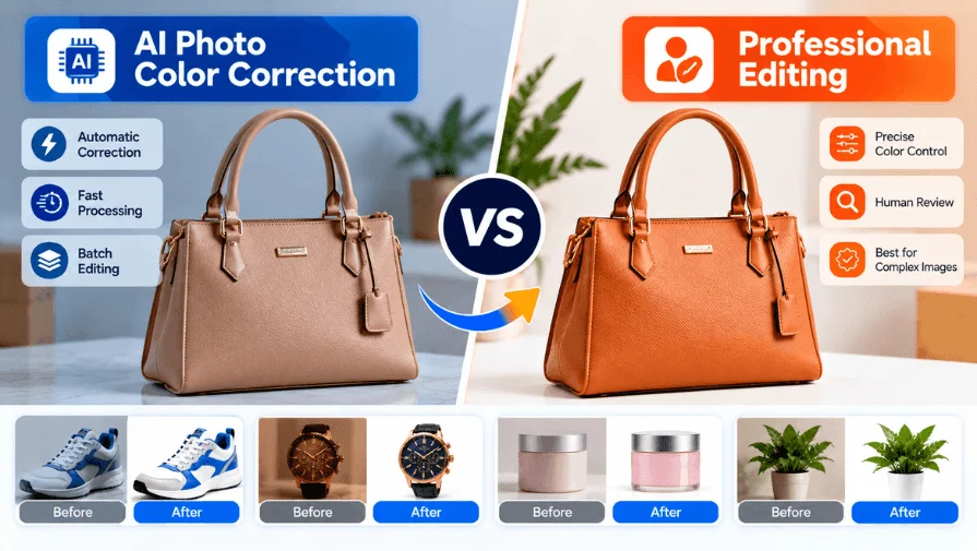 AI Photo Color Correction: Best Tools vs. Professional Editing