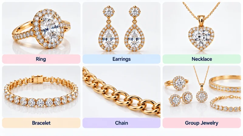 Jewelry photo editing for rings earrings necklaces and bracelets