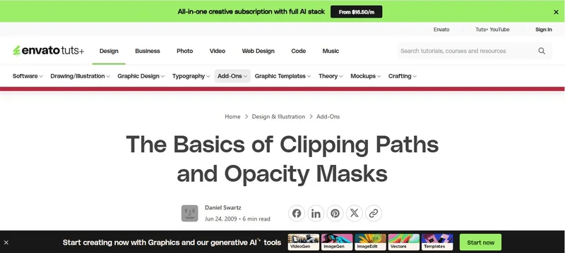 Tuts+ Clipping Path Tutorial for Beginners