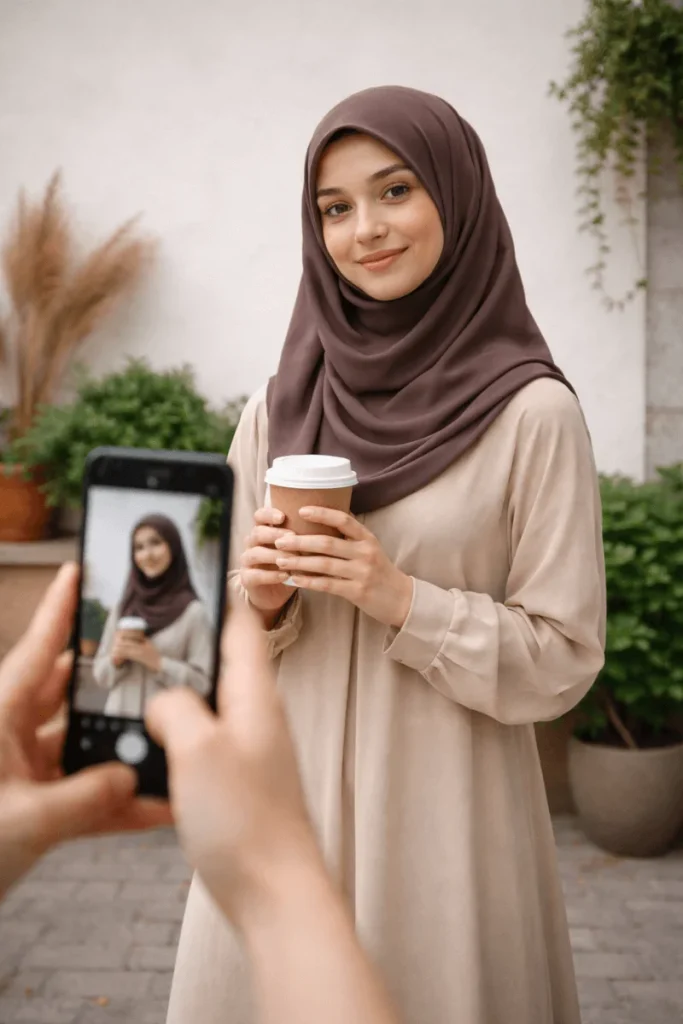 smartphone photography with a clean and simple background