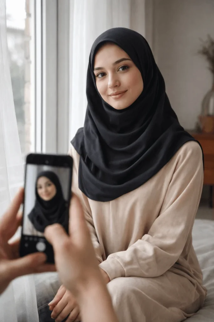 smartphone portrait photography using natural window light indoors