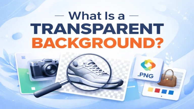 Image explaining what a transparent background looks like in digital design