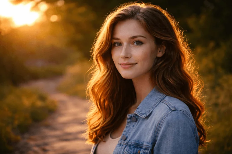 natural lighting in photography golden hour example for beginners